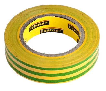 Изолента, STAYER Profi 12292-S-15-10, ПВХ, на карточке, 15 мм х 10 м х 0,18мм, желто-зеленая 12292-S-15-10 купить в Урае
