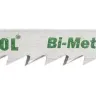 Полотна KRAFTOOL, T144DF, для эл/лобзика, Bi-Metall, по дереву, фанере, быстрый рез, EU-хвост., шаг 4мм, 75мм, 2шт 159520-4 купить в Урае