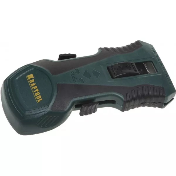 Скребок "Safety" 2 в 1, KRAFTOOL 08543, двухкомпонентный корпус, тип лезвия H01, пластиковое лезвие в комплекте 8543 купить в Урае