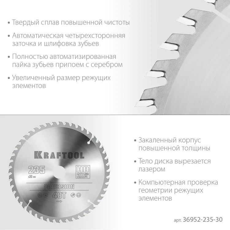 Диск пильный PRECISION, повышенный ресурс 36952-235-30 купить в Урае