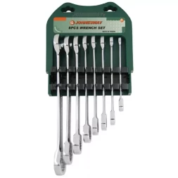 Набор ключей комбинированных трещоточных 10-19мм 8предметов Jonnesway W45108S 47988