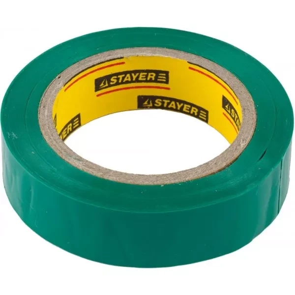 Изолента, STAYER Master 12291-G-15-10, ПВХ, 5000 В, 15мм х 10м, зеленая 12291-G-15-10 купить в Урае