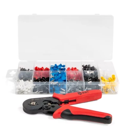 Набор втулочных наконечников с пресс-клещами НШВИ К-775-1 (КВТ) купить в Урае