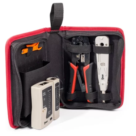 Набор КВТ LAN-4 для работ с сетевым кабелем (85935) купить в Урае