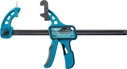 Струбцина реечная быстрозажим, пистолетного типа, пошаг. мех. пласт. корп. 24&quot; (600 мм) GROSS 20701 купить в Урае