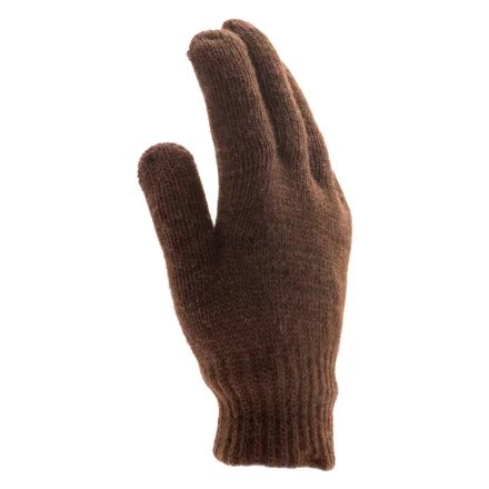 Перчатки трикотажные, двойные, верблюжья и овечья шерсть, ПВХ покрытие, Россия, Сибртех 68635 купить в Урае