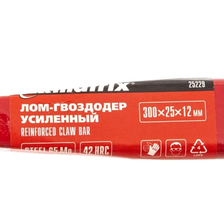 Лом-гвоздодер усиленный, 300х25х12 мм// Matrix 25229 купить в Урае