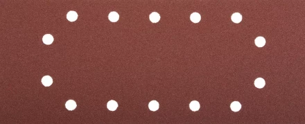 Лист шлифовальный ЗУБР "МАСТЕР", 14 отверстий, для ПШМ на зажимах, Р80, 115х280мм, 5шт 35594-080 купить в Урае