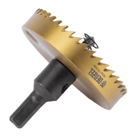 Коронка по металлу HSS, 70 мм, нитридтитановое покрытие Denzel 724123 купить в Урае