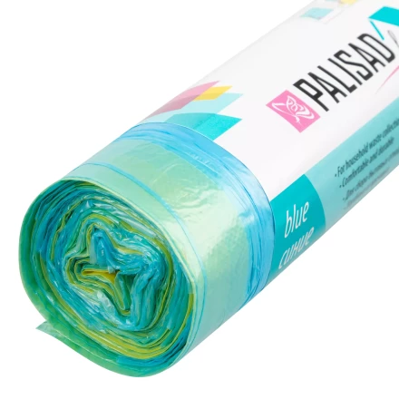 Пакеты для мусора с завязками 35 л x 15 шт. синие, Home Palisad 927155 купить в Урае