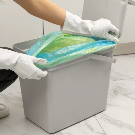 Пакеты для мусора с завязками 35 л x 15 шт. синие, Home Palisad 927155 купить в Урае