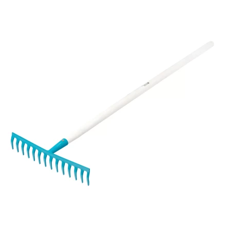 Грабли стальные Palisad, 360х1250 мм, 14 прямых зубьев, деревянный лакированный черенок, Luxe 6178988 купить в Урае