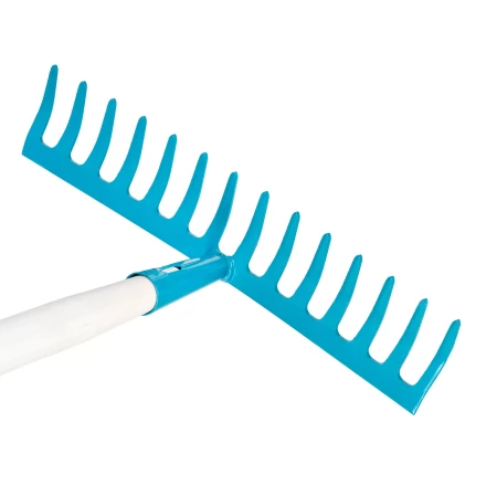 Грабли стальные Palisad, 360х1250 мм, 14 прямых зубьев, деревянный лакированный черенок, Luxe 6178988 купить в Урае