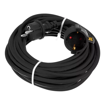 Удлинитель-шнур силовой Denzel Top Series, КГТТ, 10м, 1 розетка, 3 x 1,5 мм, 3 м 37419 купить в Урае