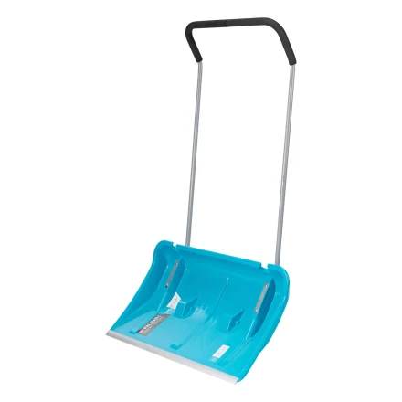 Скрепер для уборки снега Palisad 61800, полипропилен, колеса, 750х445х1275 мм, рукоятка с ПВХ, LUXE купить в Урае