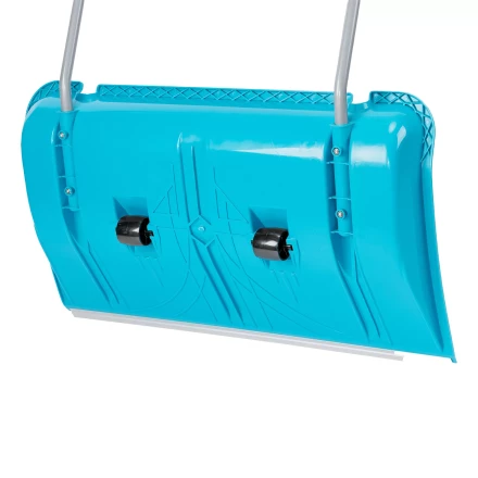 Скрепер для уборки снега Palisad 61800, полипропилен, колеса, 750х445х1275 мм, рукоятка с ПВХ, LUXE купить в Урае