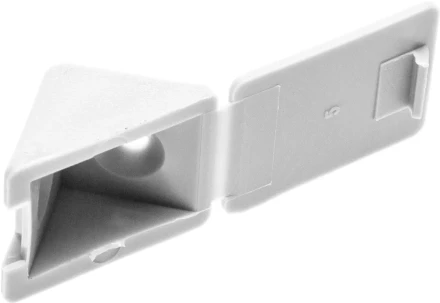 Уголок мебельный ЗУБР с шурупом, цвет белый, 4,0x15мм, ТФ6, 4шт 4-308256-3 купить в Урае