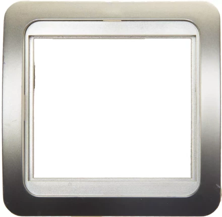 Панель СВЕТОЗАР &quot;ГАММА&quot; накладная, цвет золотой металлик, 1 гнездо SV-54145-GM купить в Урае