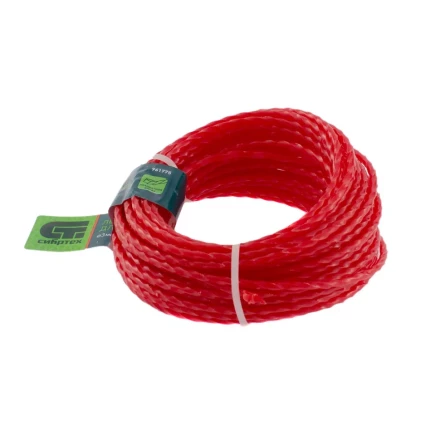 Леска для триммера квадратная витая, 3,0 мм х 10 м, Россия Сибртех 961775 купить в Урае