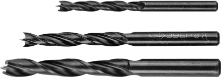 ЗУБР. Набор сверл по дереву, 3шт, 6-8-10 мм 29421-H3 купить в Урае