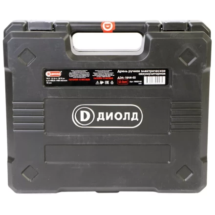 Аккумуляторная дрель-шуруповерт Диолд ДЭА-18ЛИ-02 купить в Урае