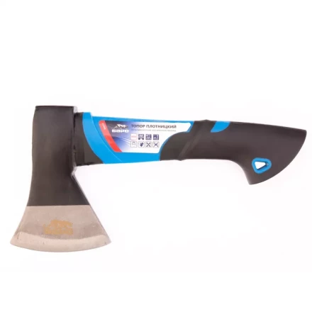 Топор плотницкий 450 гр двухкомпонентная обрезиненная рукоятка Барс 21408 купить в Урае
