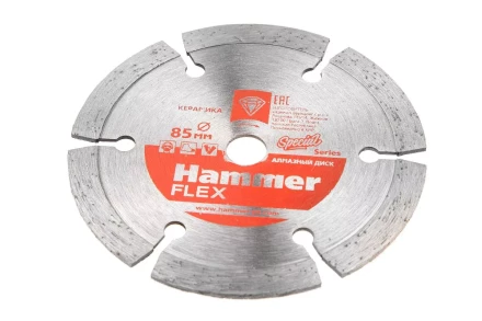 Круг алмазный HAMMER 206-236  Ф10х85мм сегментый по кирпичу купить в Урае