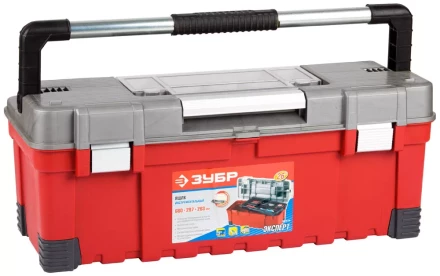Ящик ЗУБР &quot;ЭКСПЕРТ&quot; пластмассовый для инструмента, 26&quot; 38135-26 купить в Урае