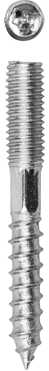 ЗУБР. Шпилька сантехническая, шестигранник, Torx 25, оцинкованная, М8x90мм, 4шт 37870-08-090-4 купить в Урае