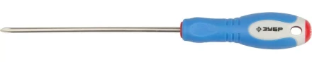 Отвертка ЗУБР, Cr-V сталь, трехкомпонентная рукоятка, цветовая индикация типа шлица, PH №0, 100мм 25252-0-100_z01 купить в Урае