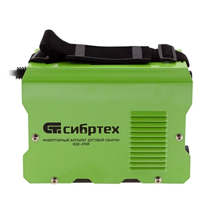 Инверторный аппарат дуговой сварки ИДС-250K, 250 А, ПВ 80%, диаметр электрода 1,6-5 мм Сибртех 94396 купить в Урае