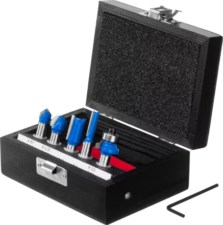 ЗУБР 5 шт, набор профильных фрез по дереву, Профессионал (28795-H5) купить в Урае