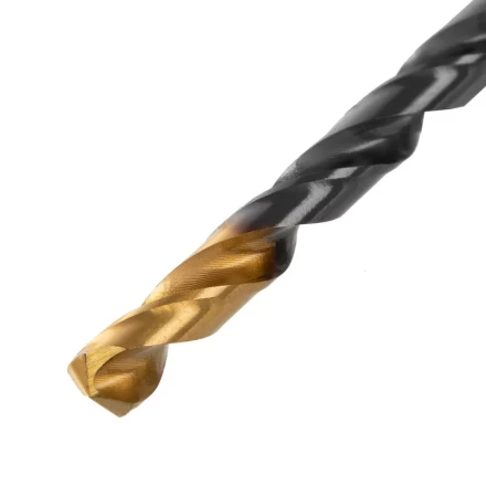 Сверло по металлу, 5,5 мм, HSS-Tin, Golden Tip, 10 шт. Denzel 717214 купить в Урае