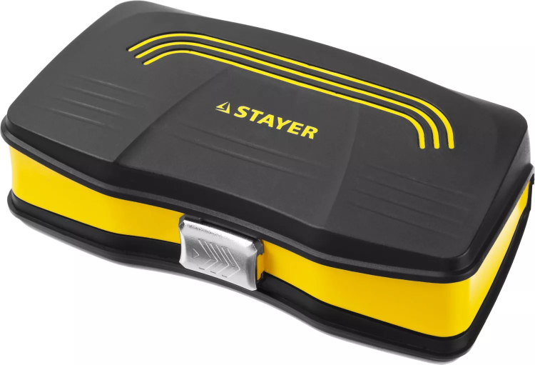 Набор STAYER "PROFESSIONAL": Биты и торцовые головки с трещеткой и воротком, 39 предметов 25135-H39 купить в Урае
