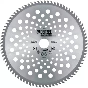 Диск для триммера 230 х 25,4 толщина 1,3 мм 40 зубьев DENZEL 96340 купить в Урае