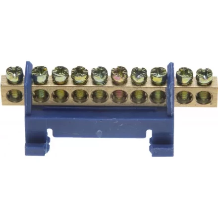 Шина СВЕТОЗАР нулевая, в изоляц оболочке, 6х9мм, 12 полюсов, макс. ток 100А 49805-12 купить в Урае