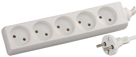Удлинитель СВЕТОЗАР электрический, 5 гнезд, 5м SV-55050-5 купить в Урае