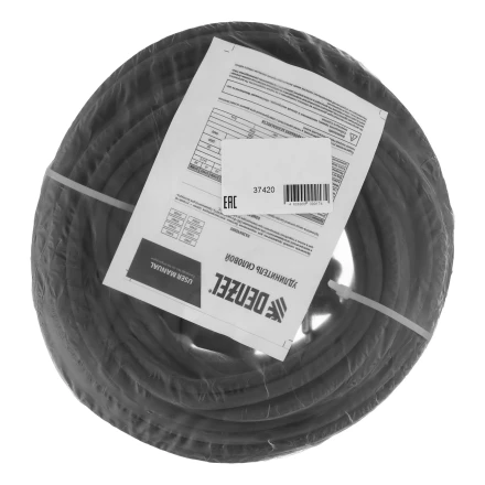 Удлинитель-шнур силовой Denzel Top Series 37420, КГТТ, 20м, 1 розетка, 3 x 1,5 мм, 3 м купить в Урае