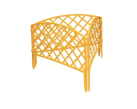 Забор декоративный "Плетенка" 24 х 320 см желтый Россия 65001 купить в Урае