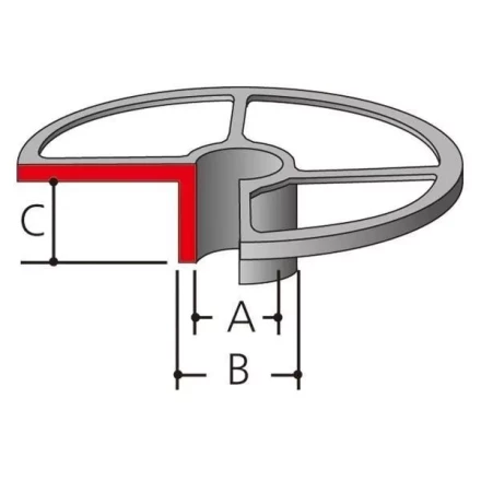 Направляющая втулка Makita 193331-5 (копировальное кольцо для фрезеров Makita RP 0910 и RP 1110 C) купить в Урае