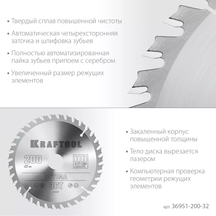 Диск пильный OPTIMA, повышенный ресурс 36951-200-32 купить в Урае