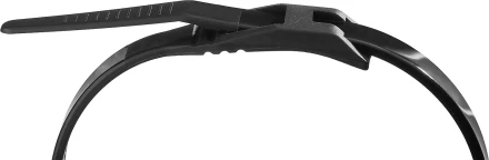 Кабельные стяжки черные КОБРА, с плоским замком, 4.6 х 280 мм, 25 шт, нейлоновые, ЗУБР 30935-46-280 купить в Урае