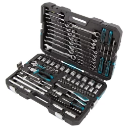 Набор инструментов 101 предмет, 120 зубьев, CrV, 1/4", 1/2" Gross 14151