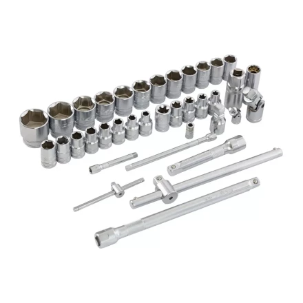 Набор инструментов 101 предмет, 120 зубьев, CrV, 1/4&quot;, 1/2&quot; Gross 14151 купить в Урае