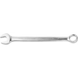 Ключ ЗУБР "ПРОФИ" гаечный комбинированный, Cr-V сталь, хромированный, 24мм 27022-24