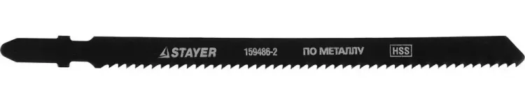 Полотна STAYER "STANDARD", T318B, для эл.лобзиков, HSS, по цв. мeт, фрезер.развед, тонколист сталь, EU, T318B, 110/2мм, 2шт 159486-2 купить в Урае