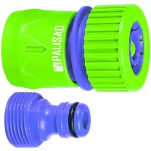 Соединитель-адаптер пластмассовый 3/4&quot; внешняя  резьба соединитель шланга 3/4&quot;  PALISAD 65755 купить в Урае