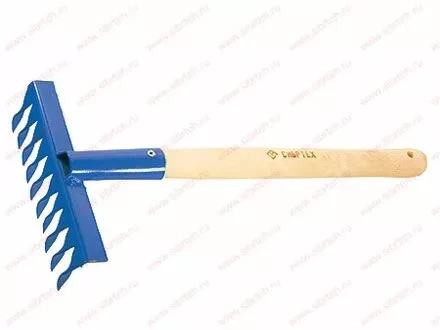 Грабли витые 6-зубые 110 мм с рукояткой 300 мм СИБРТЕХ Россия 61758 купить в Урае