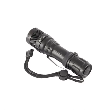 Фонарь 3 W CREE LED зум 3 режима 100% - 50% - стробоскоп клипса ремешок 160 Лм 200 м 3хААА Stern 90582 купить в Урае