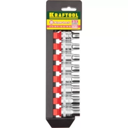 Набор KRAFTOOL "EXPERT QUALITAT" Торцовые головки "SUPER LOCK", 1/2", 8-15мм, 8 предметов 27863-H8_z01